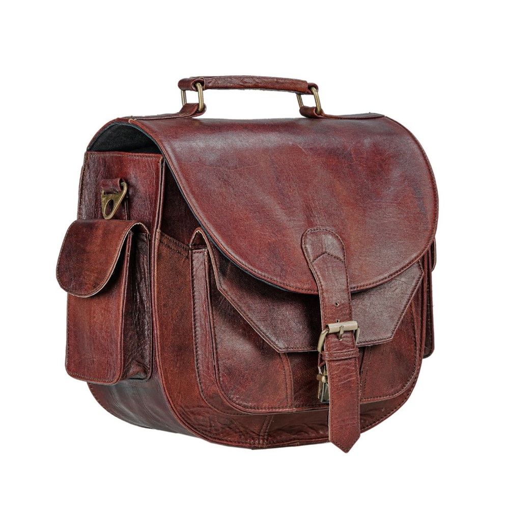 Leather camera bag
